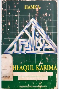 Cover Akhlaqul karimah / Hamka