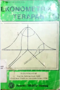 Cover Ekonometrika Terapan 1 / Ir. Vincent Gaspersz, M. Sc.