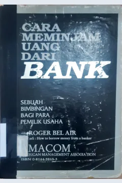 Cover Cara meminjam uang di BANK / Roger Bel Air