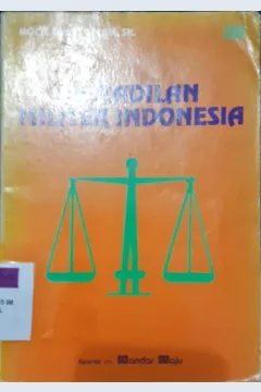 Cover Peradilan militer indonesia, / Moch Faisal Salam
