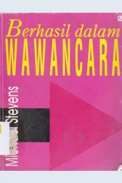 Cover Berhasil dalam wawancara / Michael Stevens