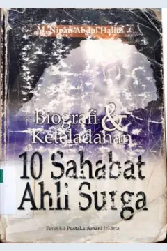 Cover biografi dan keteladanan 10 sahabat ahli surga