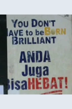 Cover You don't have to be born brilliant :  Anda juga bisa hebat ! / John McGrath; Alih bahasa, Nurmeilawati
