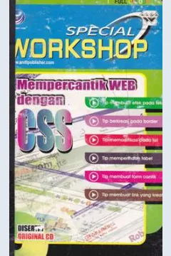 Cover Special workshop mempercantik web dengan CSS / Editor  Agnes Heni Triyuliana