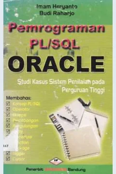 Cover Pemrograman PL/SQL Oracle / Imam Heryanto, Budi Raharjo