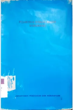 Cover Pesantren sebagai wadah komunikasi, / Sindu Galba; editor Riri Manan