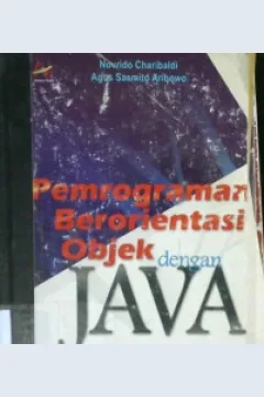 Cover Pemrograman berorientasi objek dengan Java / Novrido Charibaldi, Agus Sasmito Aribowo