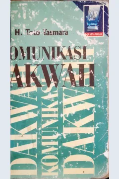 Cover Komunikasi dakwah / Drs. H toto Tasmara