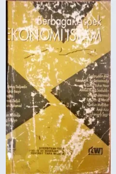 Cover Berbagai aspek ekonomi Islam / Editor, M. Rusli Karim