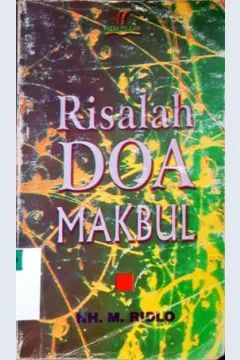 Cover Risalah doa makbul, / KH M. Ridlo