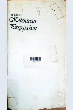 Cover Modul ketentuan perpajakan, Cyrus Sihaloho / Cyrus Sihaloho