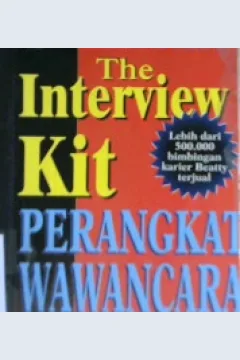 Cover Perangkat wawancara, / Richard H. Beatty