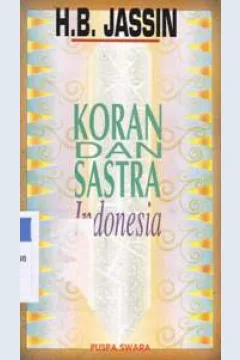 Cover Koran dan sastra Indonesia / HB. Yassin