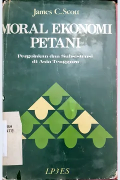 Cover Moral ekonomi petani :  Pergolakan dan subsistensi di Asia Tenggara / James C. Scott; Penerjemah, Hasan Basari