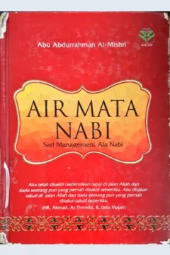 Cover Air mata Nabi, :  Sad management ala Nabi, / Abu Abdurrahman Al Mishri