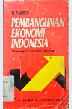 Cover Pembangunan Ekonomi Indonesia / H.W Arndt