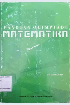 Cover Panduan Olimpiade Matematika, Toni Khalimi