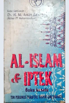 Cover Al Islam dan IPTEK, buku kedua tim perumus fakultas teknik UMJ Jakarta, Tim Perumus