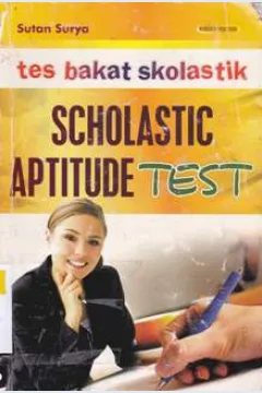 Cover Scholastic aptitude test (Tes bakat skolastik) / Sutan Surya