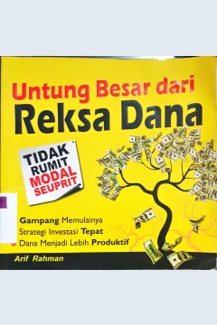 Cover Untung besar dari reksa dana / Arif Rahman