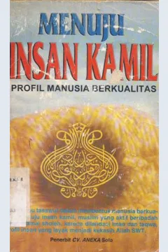 Cover Menuju insan kamil profil manusia berkualitas. / Idrus H.A