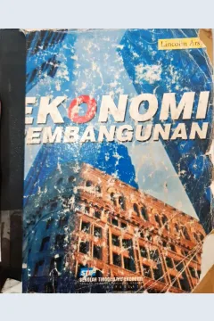 Cover Ekonomi Pembangunan / Lincolin Arsyad