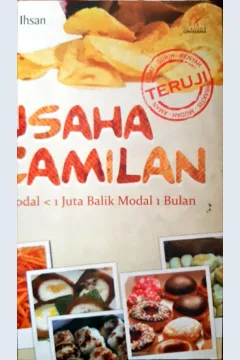 Cover Usaha camilan :  Modal lebih 1 juta balik modal 1 bulan / Adib Ihsan; penyuting Nurjannah intan