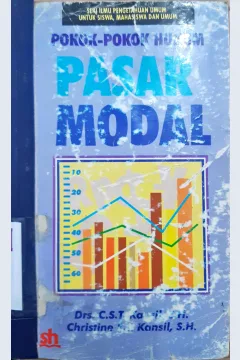 Cover Pokok-pokok hukum pasar modal :  Undang-undang No. 8 Tahun 1995 / Drs. CST. Kansil, SH., Christine S.T. Kansil, SH.