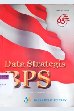Cover Data strategis BPS, Badan Pusat statistik