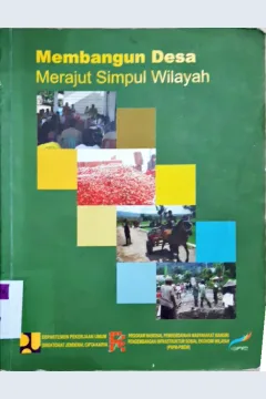 Cover Membangun desa merajut simpel wilayah