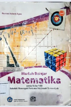 Cover Mudah belajar matematika untuk kelas viii sekolah menengah pertama Madrasah sanawiyah / Naniek aviati agus