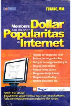 Cover Memburu dollar dan mencari popularitas di Internet / Tutang, MM.