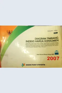 Cover Diagram timbang indeks harga konsumen :  Hasil survei biaya hidup 2007 Buku I / Badan Pusat Statistik