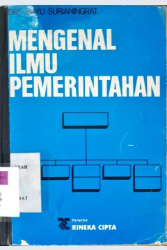 Cover Mengenal Ilmu Pemerintahan / Drs. Bayu Surianingrat