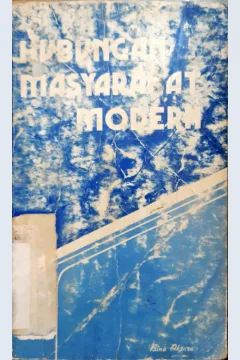Cover Hubungan Masyarakat Modern / Oleh Drs. Sk. Bonar