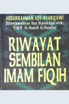 Cover Riwayat Sembilan imam Fiqih / Abdurrahman Asy-Syarqawi
