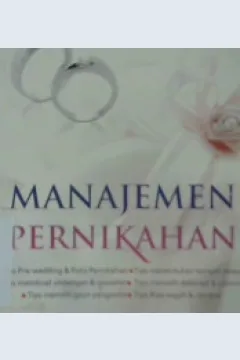 Cover Manajemen pernikahan, / Doni Slamet