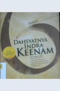 Cover Dahsyatnya indra ke enam / Ekokaf ; penyunting Lukito AM.