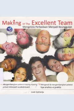 Cover Making of tile exellent team / Jusak Soehardjo; Editor, The Arie Prabawati