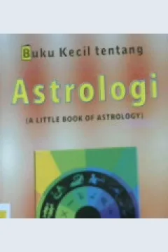 Cover Buku kecil tentang astrologi (A Little book of Atrologi) / Vijaya Kumar.