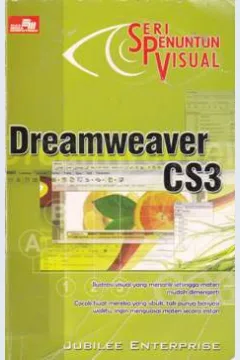 Cover Seri penuntun visual Dreamweaver CS3 / Jubilee Enterprise
