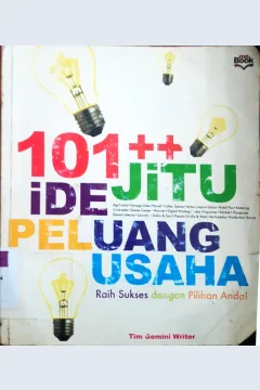 Cover 101 ++ Ide jitu peluang usaha, Penyunting,Novita
