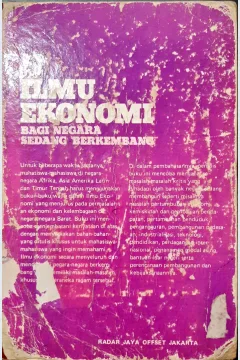 Cover Ilmu ekonomi bagi negara sedang berkembang