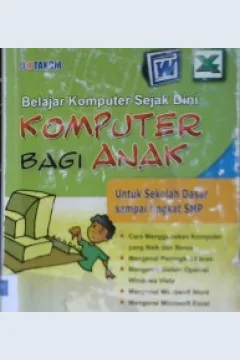 Cover Belajar komputer sejak dini komputer bagi anak / Tutang, MM