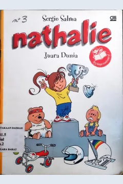 Cover Nathalie : Juara dunia / Sergio Salma; alih bahasa, Dyah M. Armaya; Editor, Dini pandia