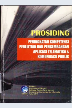 Cover Prosiding lokakarya :  Peningkatan kompetensi / Editor : S. Arifianto