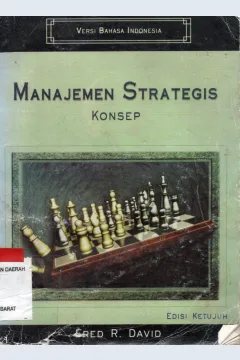Cover Manajemen strategis = concepts of strategic management :  konsep / Fred D.David ; alih bahasa, Alexander Sindoro