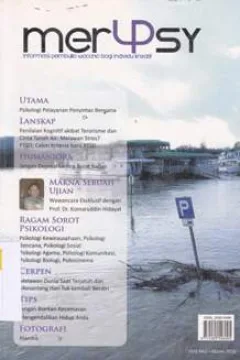 Cover Merpsy :  Informasi pembuka wacana bagi individu kreatif / Dekan fakultas psikologi universitas mercu buana; Editor: Ida Anggraeni Ananda