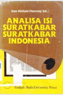 Cover Analisa isi surat kabar Surat kabar Indonesia,