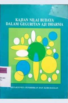 Cover Kajian Nilai Budaya dalam Gegwritan Aji Dharma, Peneliti I Nyoman Suharta, Ida Bagus Mayun, I Wayan Rupa
